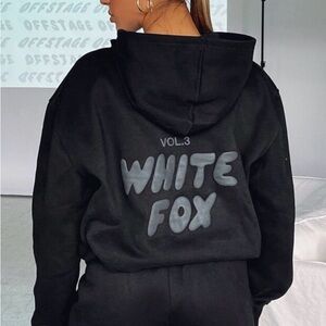 White Fox Offstage Hoodie Onyx